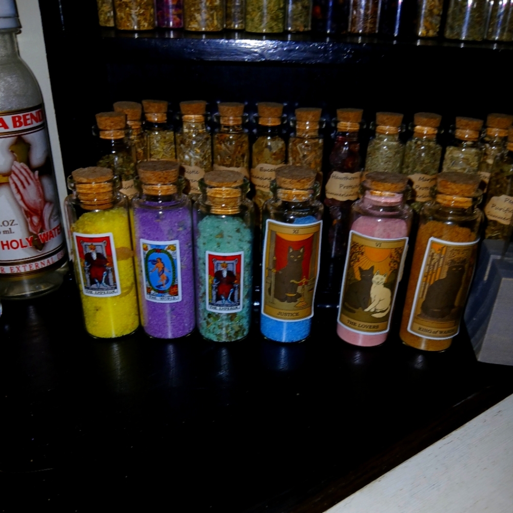 Wiccan ritual salts